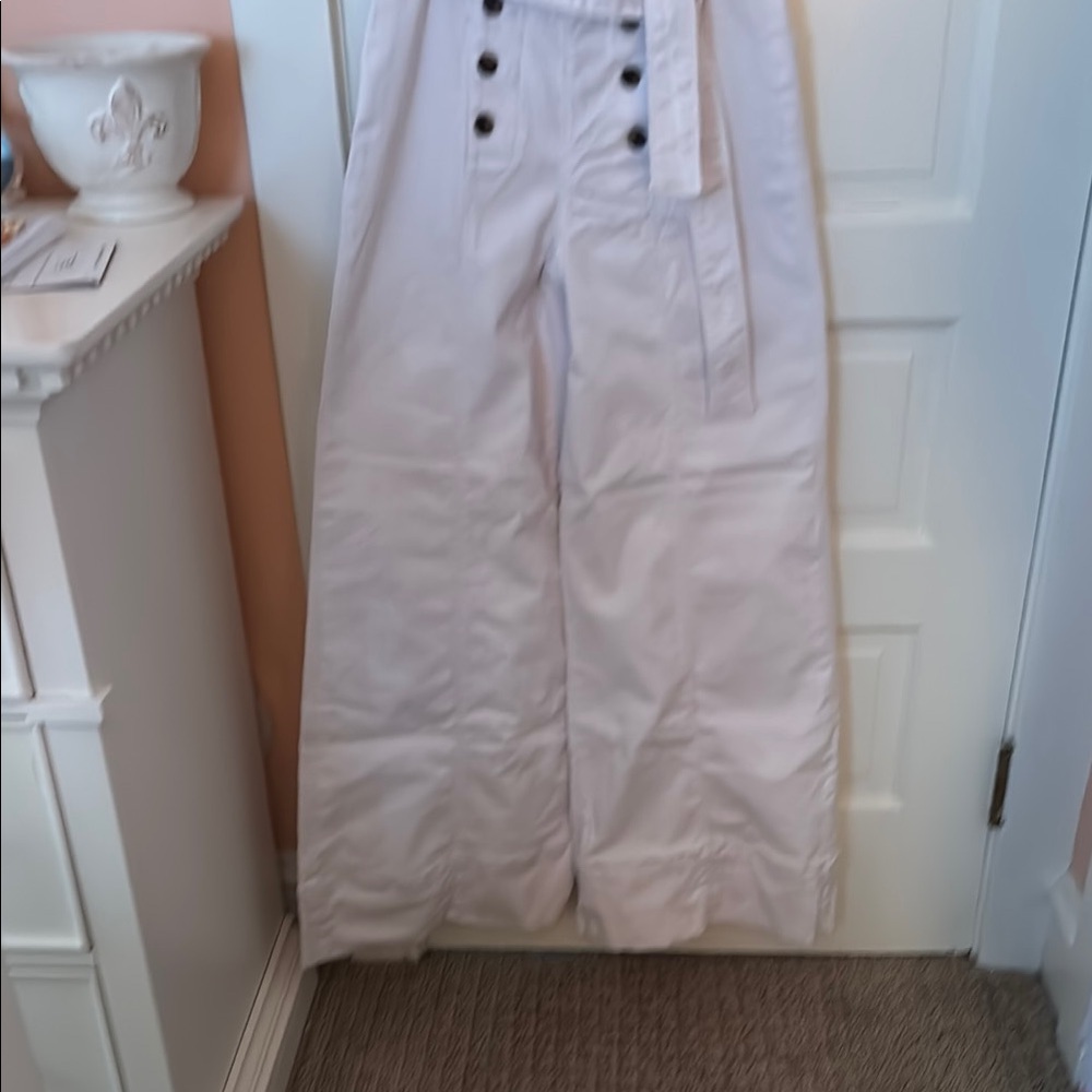 VENUS White Flare Wide Leg Jeans